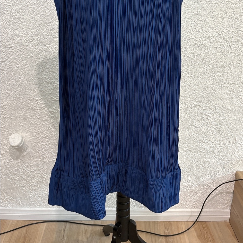 Anthropologie Blue Mini Dress Size Large - Picture 5 of 10